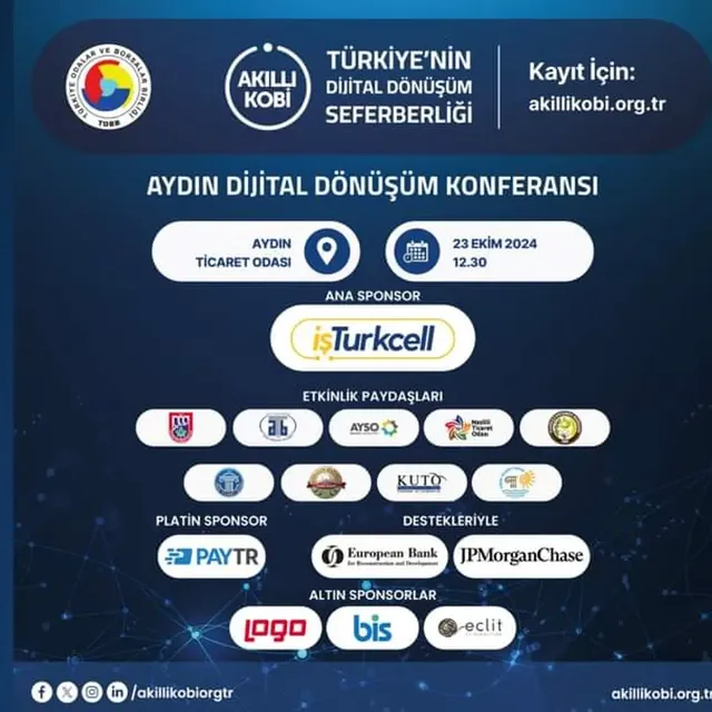 Aydın’da Akıllı KOBİ Dijital Dönüşüm Konferansı Gerçekleşecek