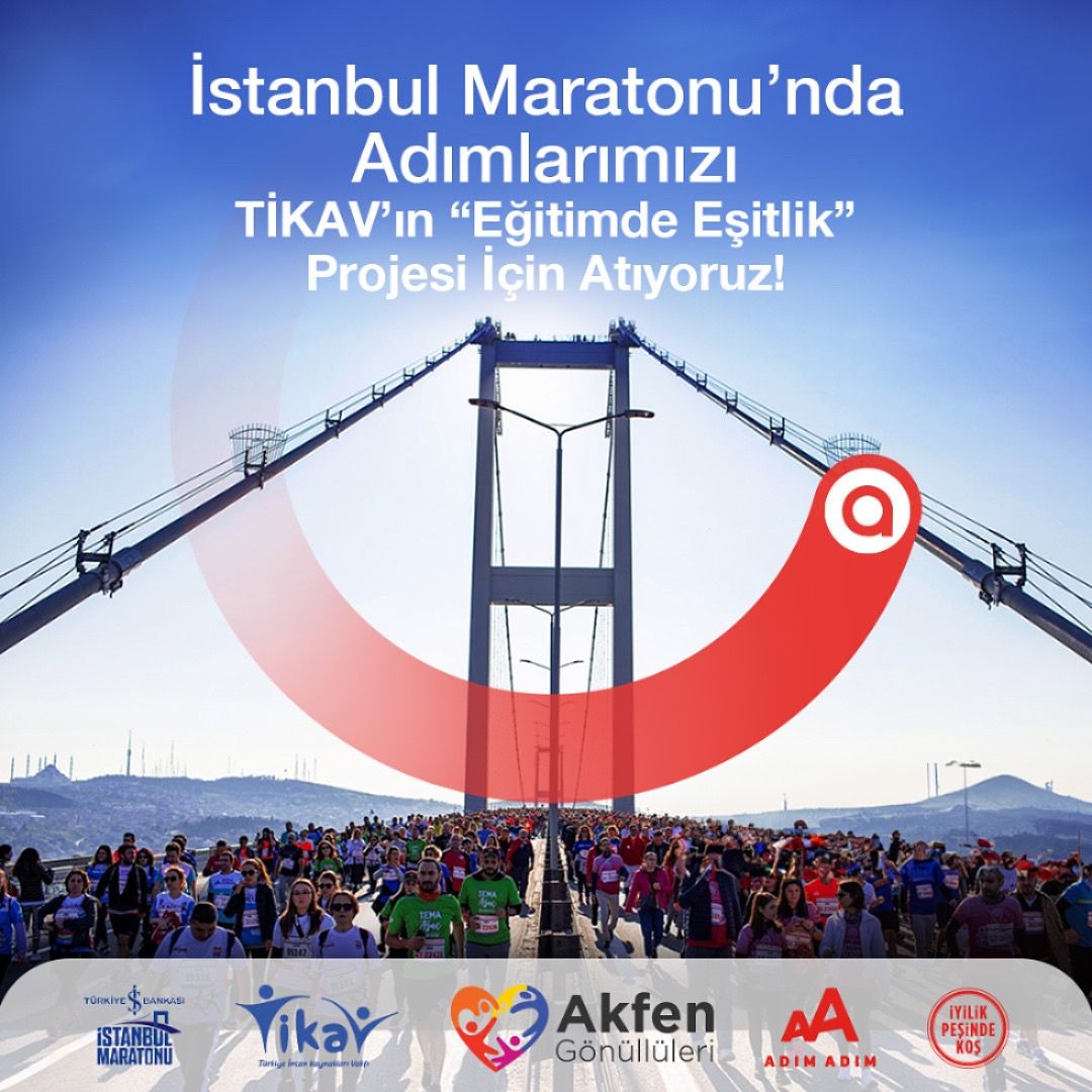 Akfen Gönüllüleri, Eğitimde Eşitlik İçin Maratona Katılıyor