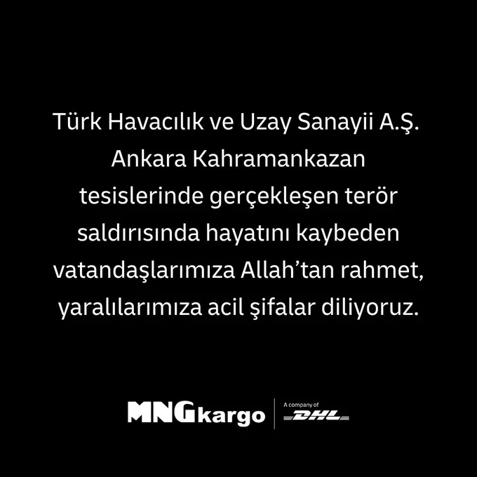 Türk Havacılık Ve Uzay Sanayii A.Ş.'de Terör Saldırısı: Üzüntü ve Kınama