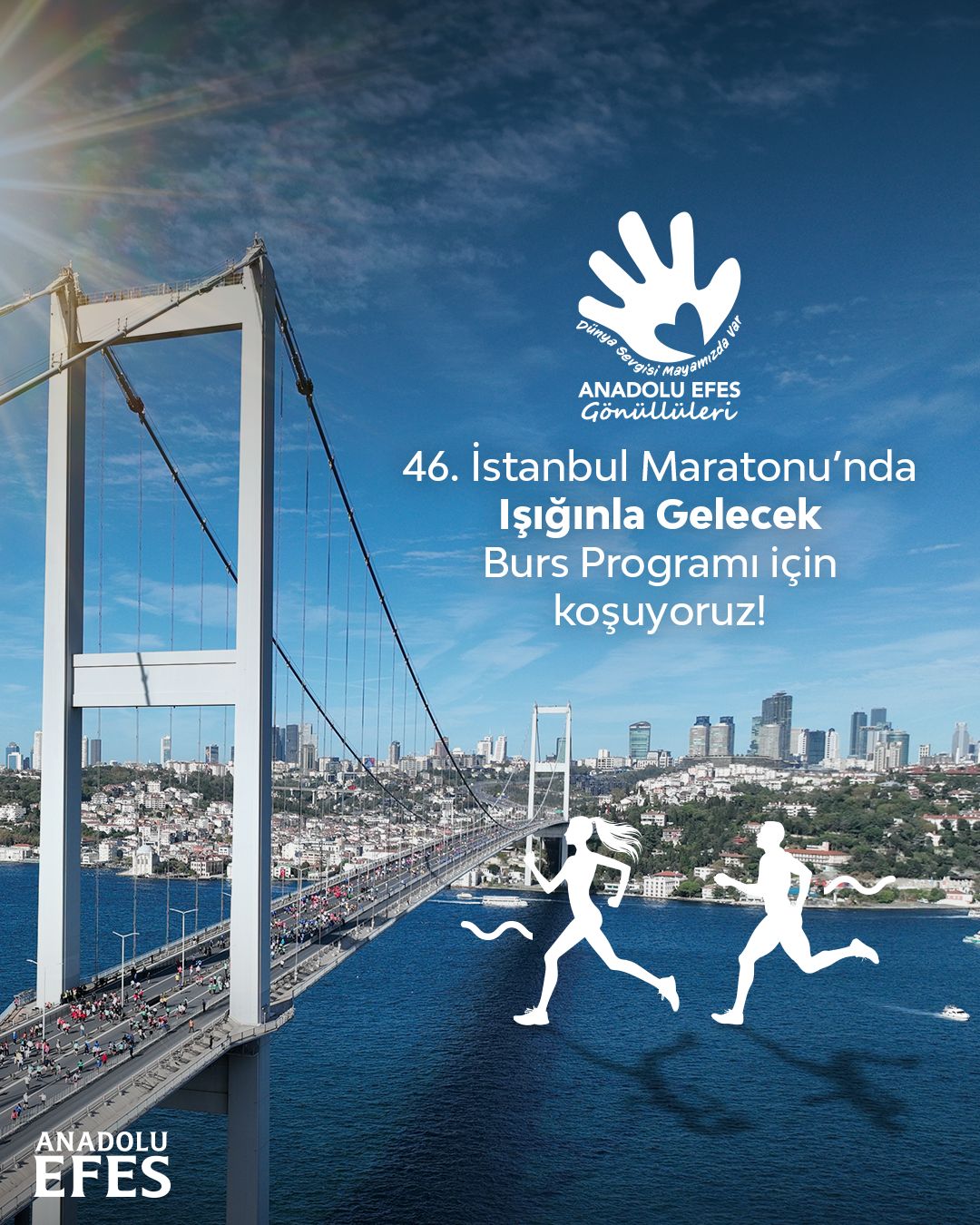 Anadolu Efes Gönüllüleri, Işığınla Gelecek için İstanbul Maratonu'nda