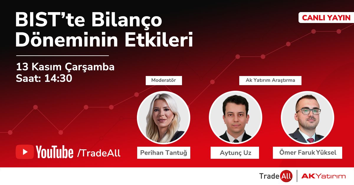 Borsa İstanbul'daki Bilanço Dönemi ve Beklentiler Ele Alınacak