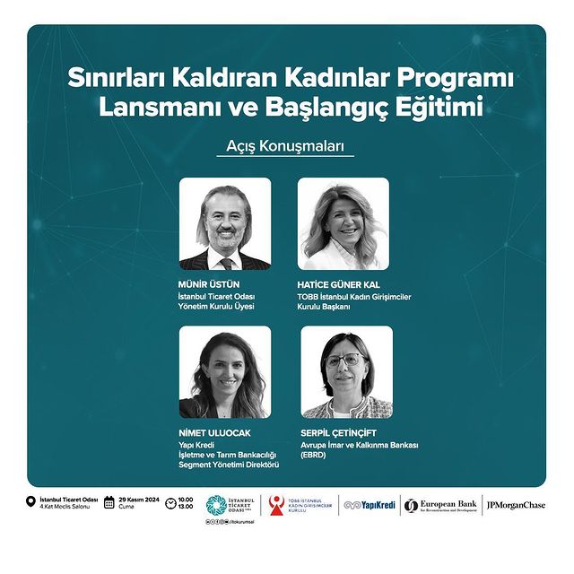 Yapı Kredi Bankası, Sınırları Kaldıran Kadınlar Eğitim Programı'nı Başlatıyor