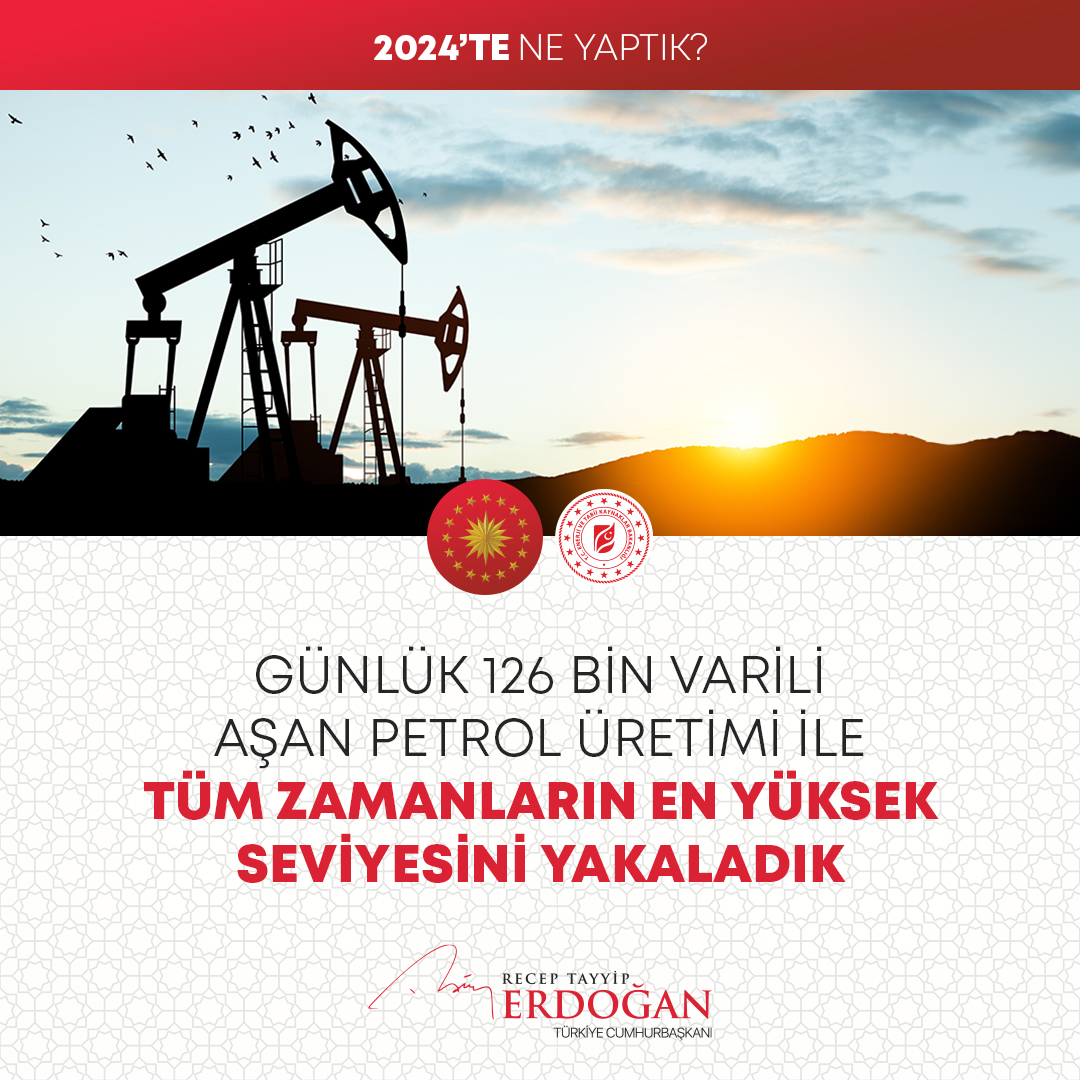 Türkiye Petrol Üretiminde Tarihi Başarıya İmza Attı