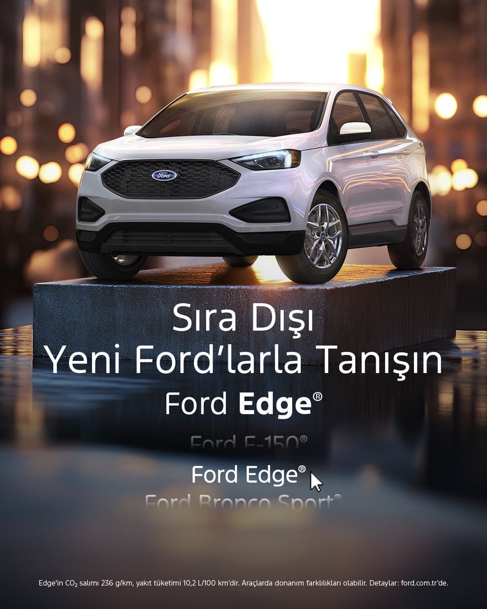 Ford Edge ile Şehirlerde Fark Yaratın